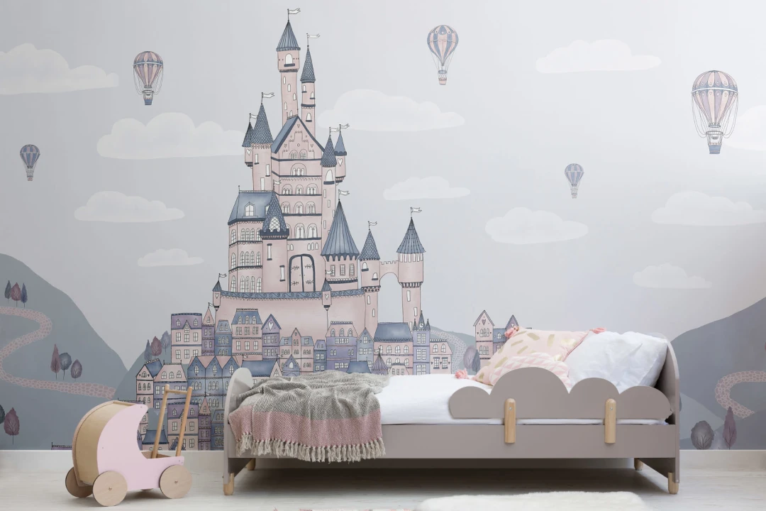 Princess Palace Fairytale Wallpaper Mural