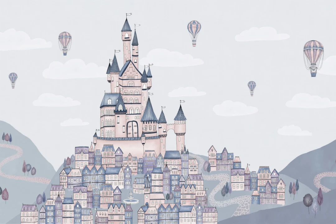 Princess Palace Fairytale Wallpaper Mural