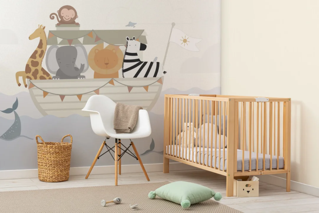 Fototapete Tiere für Kinder Arche Noah Niedlich