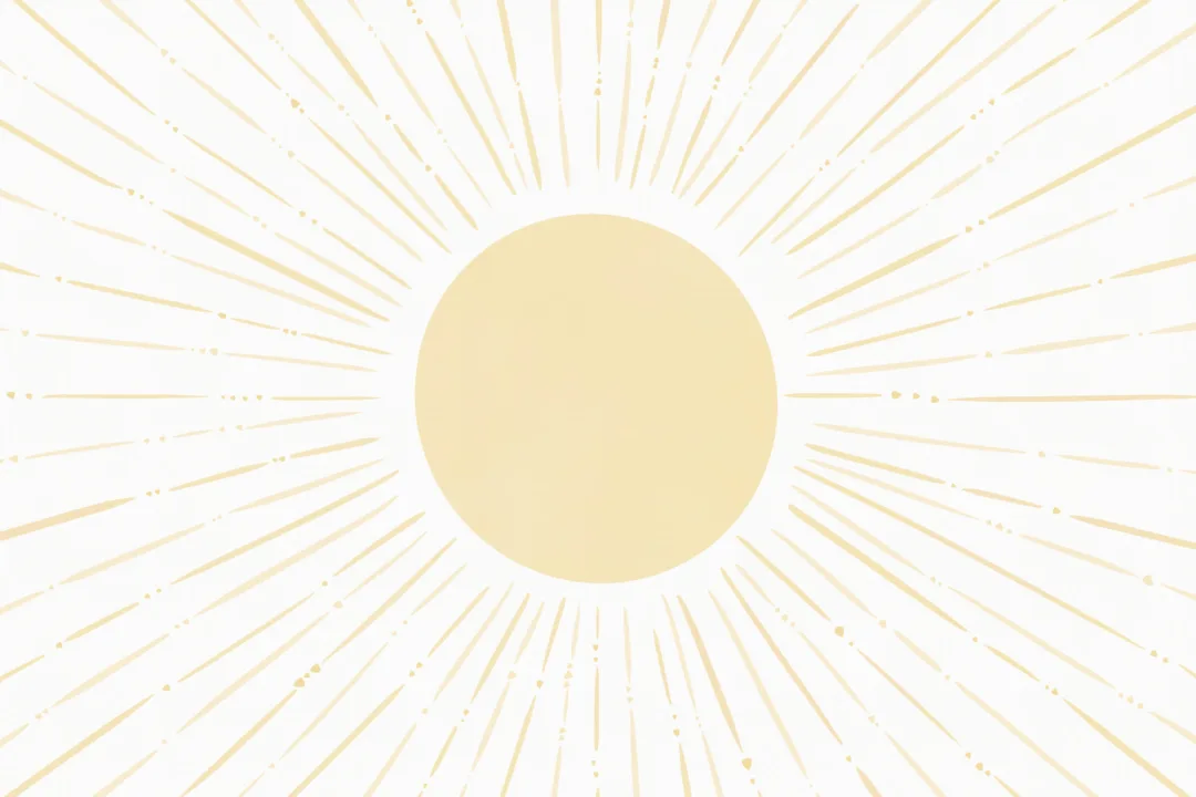 Mural Infantil Amarillo Boho Sunshine