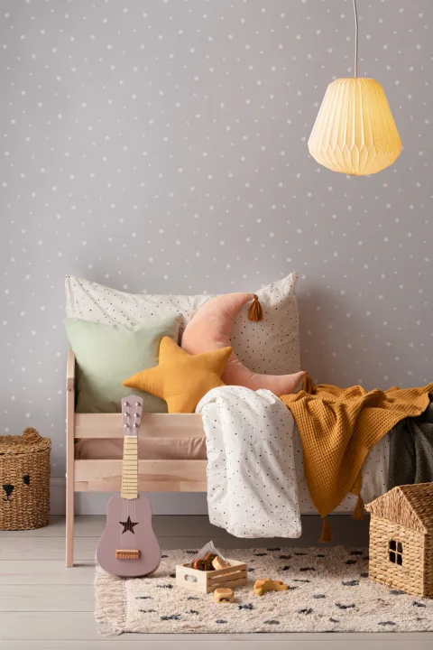 Gray & alb stele mici repeta model tapet