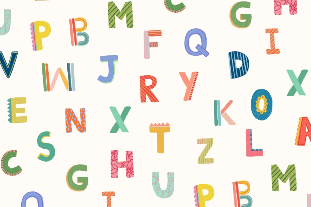 Abecedario infantil de colores