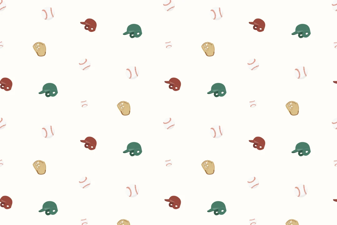 Kids Baseball Sports Illustration Wallpaper
