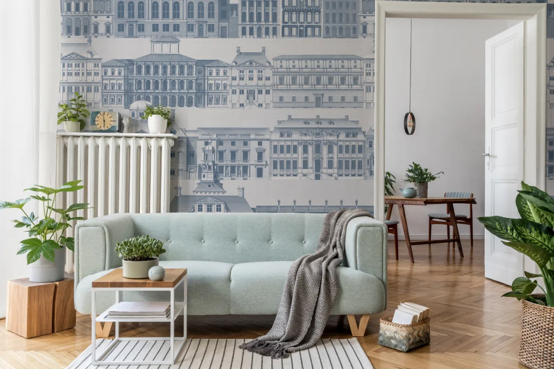 Metropolis Navy - fototapeta z klasyczną architekturą autorstwa Jana Matthysza i Pietera Jansza Posta