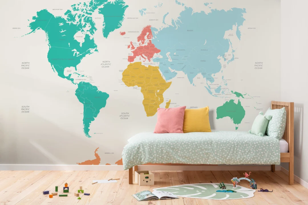 Harta Discovery Wallpaper Mural
