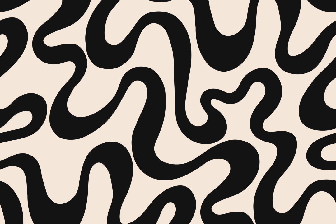 Fet svart abstrakt mönster Vibe Design tapet