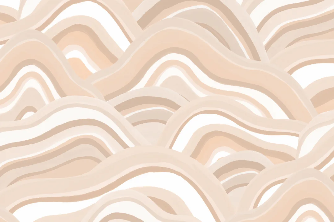 Beige abstrakta sanddyner målade mural-tapeter