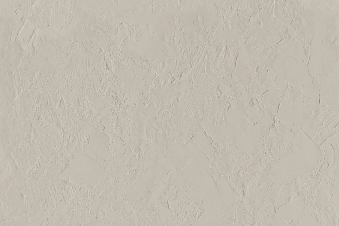 Modern Plaster Effect Mural in Stone Gray