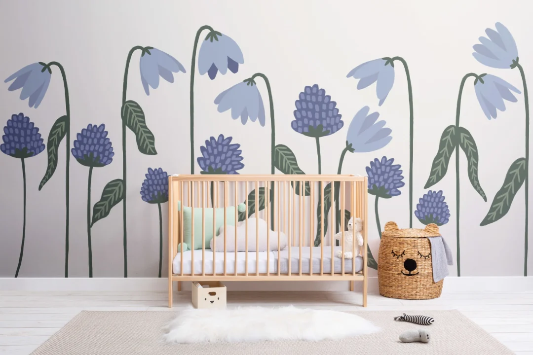 Bluebells Floral Wallpaper Mural