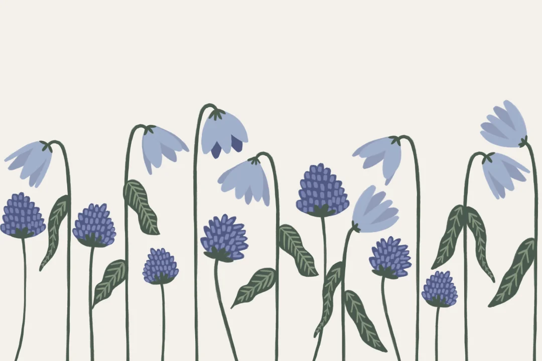 Bluebells Floral Wallpaper Mural