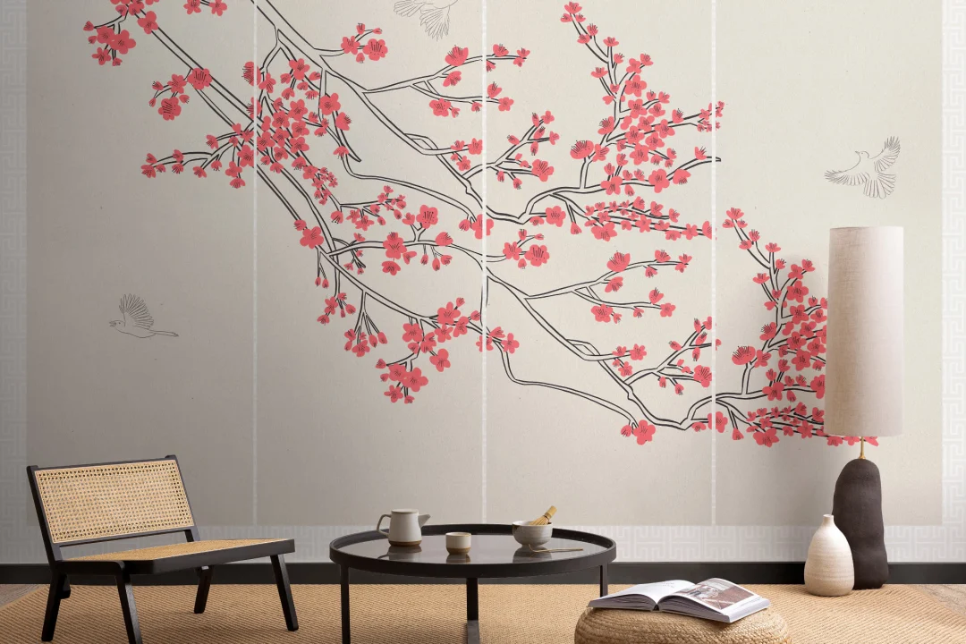 Cherry Blossom Japanese Wallpaper Mural