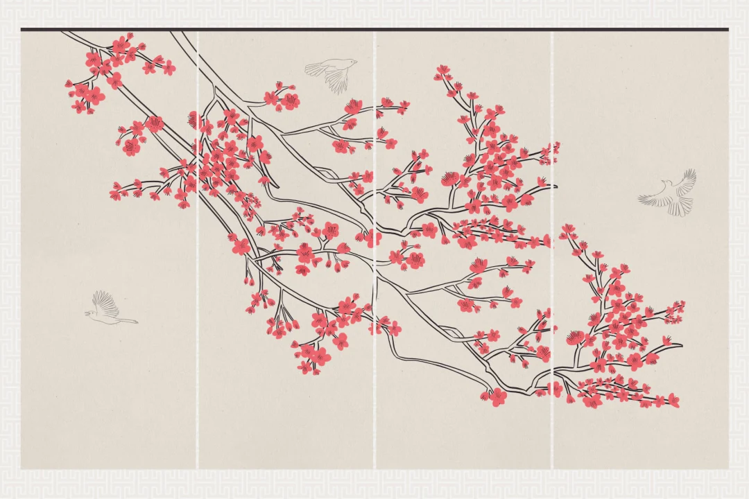 Cherry Blossom Japanese Wallpaper Mural