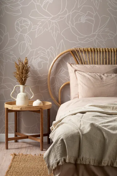 Linie neutră Desen model floral tapet Mural