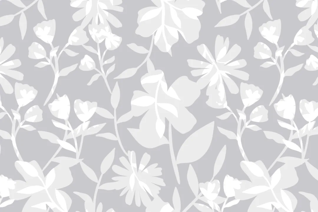 Gråtoner Blomsterrepetisjonsmønster Bakgrunn