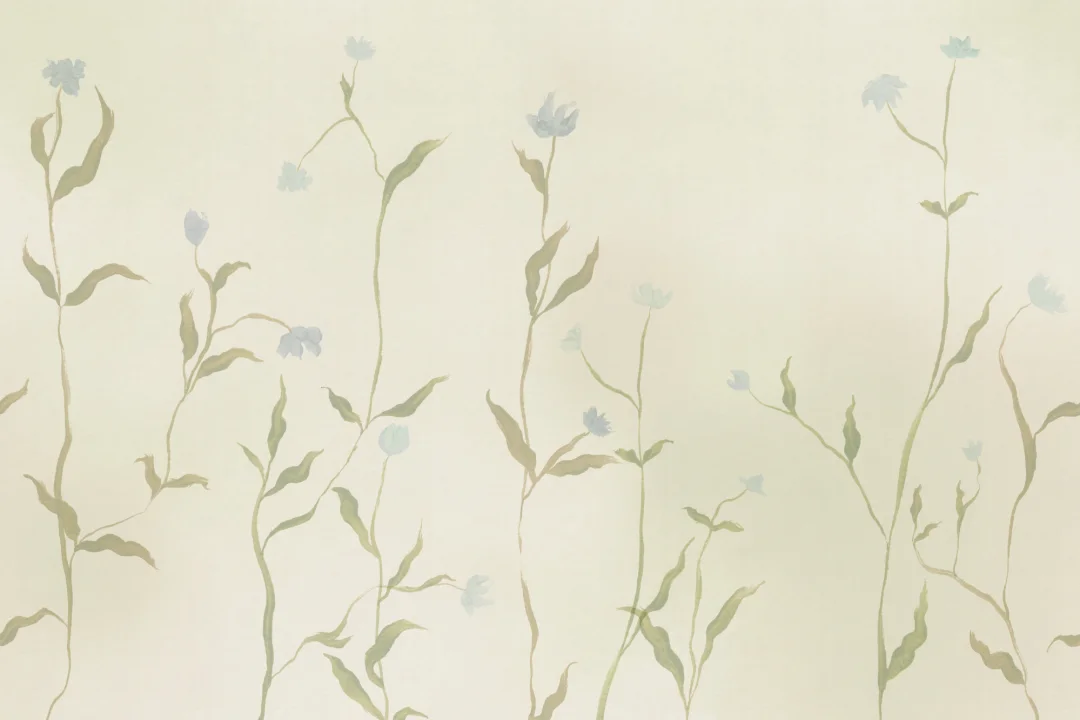 Multicolor Watercolor Floral Classic Wallpaper Mural