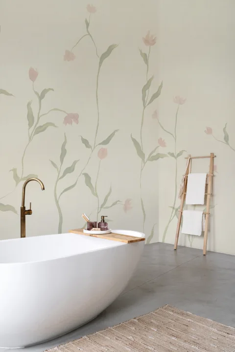 Mural de papel pintado para espacios serenos