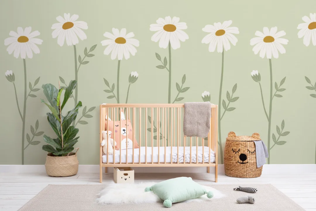 Pastel Daisy Floral Wall Art Brings Tranquil Vibe