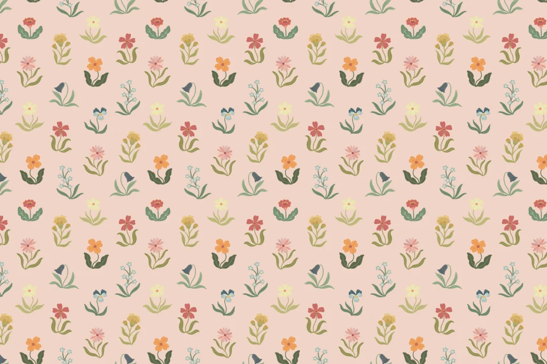 Flores en tonos pastel