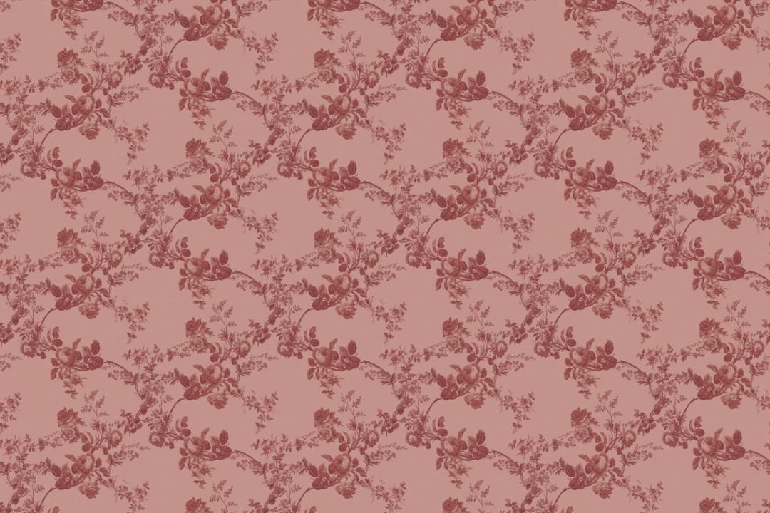 Papier peint floral vintage foncé avec élégance Rosetta