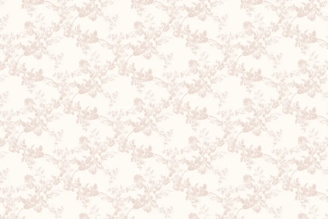 Mural de pared con estampado floral vintage en rosa rosado