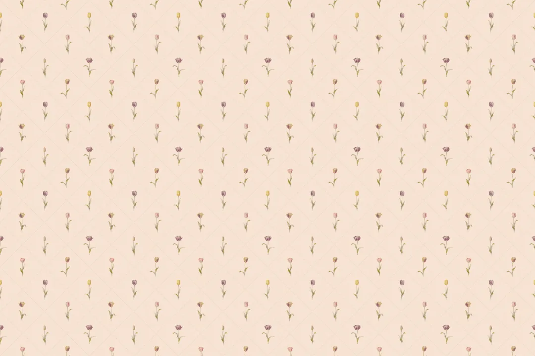 Mural de papel pintado con estampado floral vintage rosa para Serenity