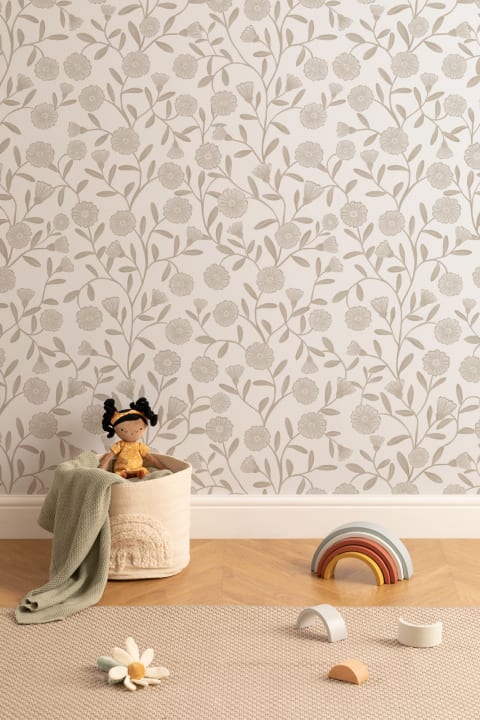 Beige Niedlich Kleines Gänseblümchen Tapete