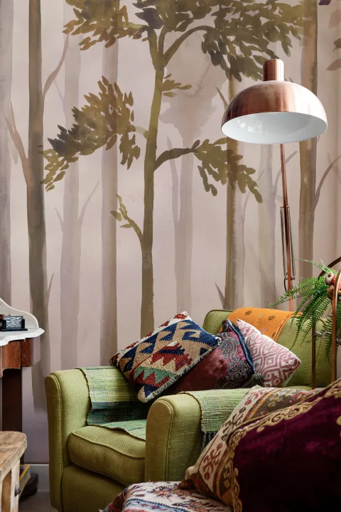 Fototapeta Mystic Watercolor Forest