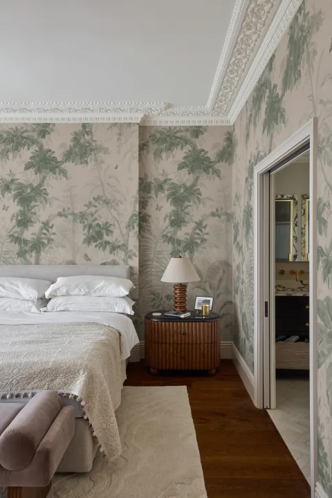 Calming Sage Botanical Nature Sanctuary Wall Mural