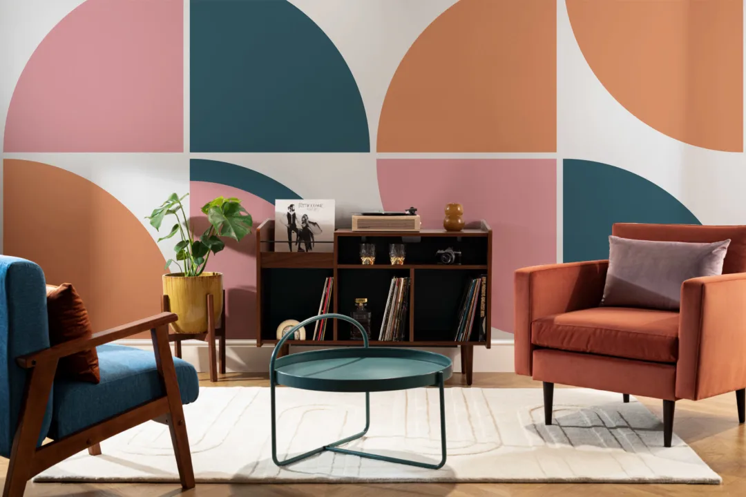Breuer Retro Geometric Wallpaper Mural