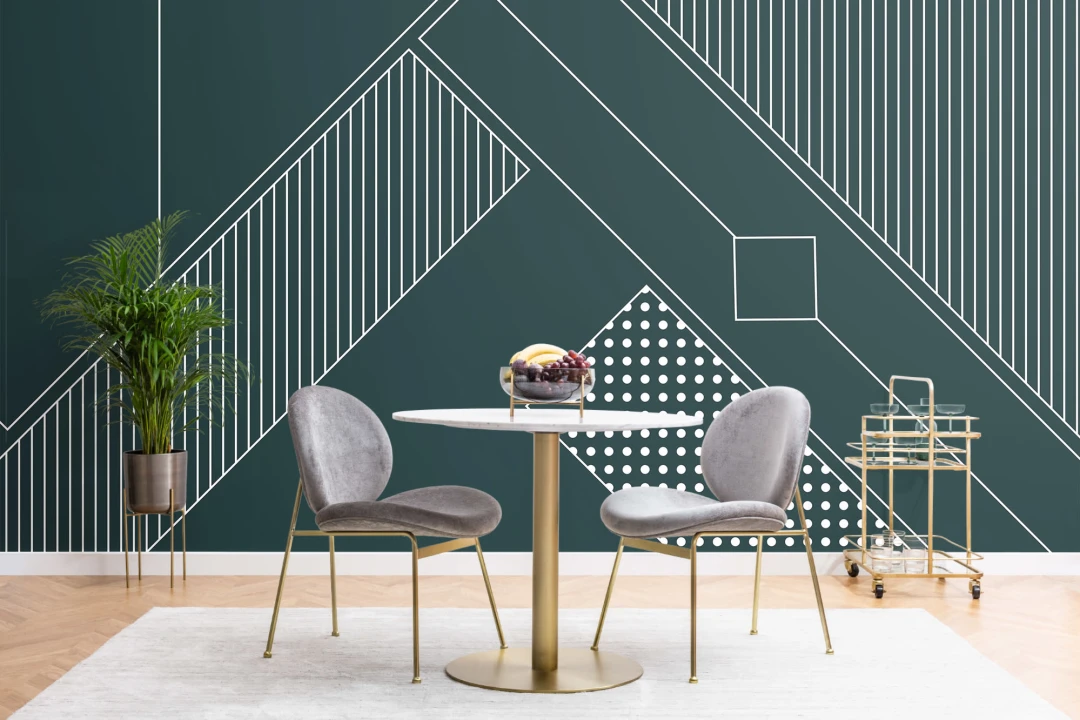 Ellington Art Deco Wallpaper Mural