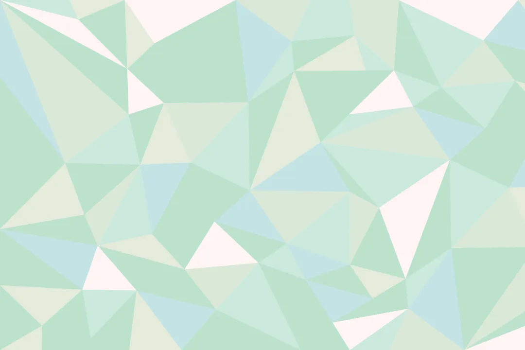 Mint Green Geometric Wallpaper Mural