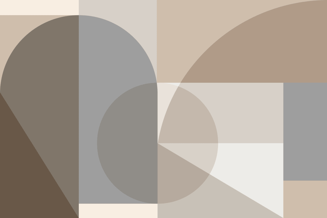 Neutral Geometric Modern Multicolor Graphic Design Mural