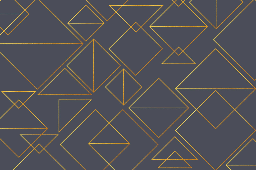 Classic Navy Triangles Wallpaper Mural
