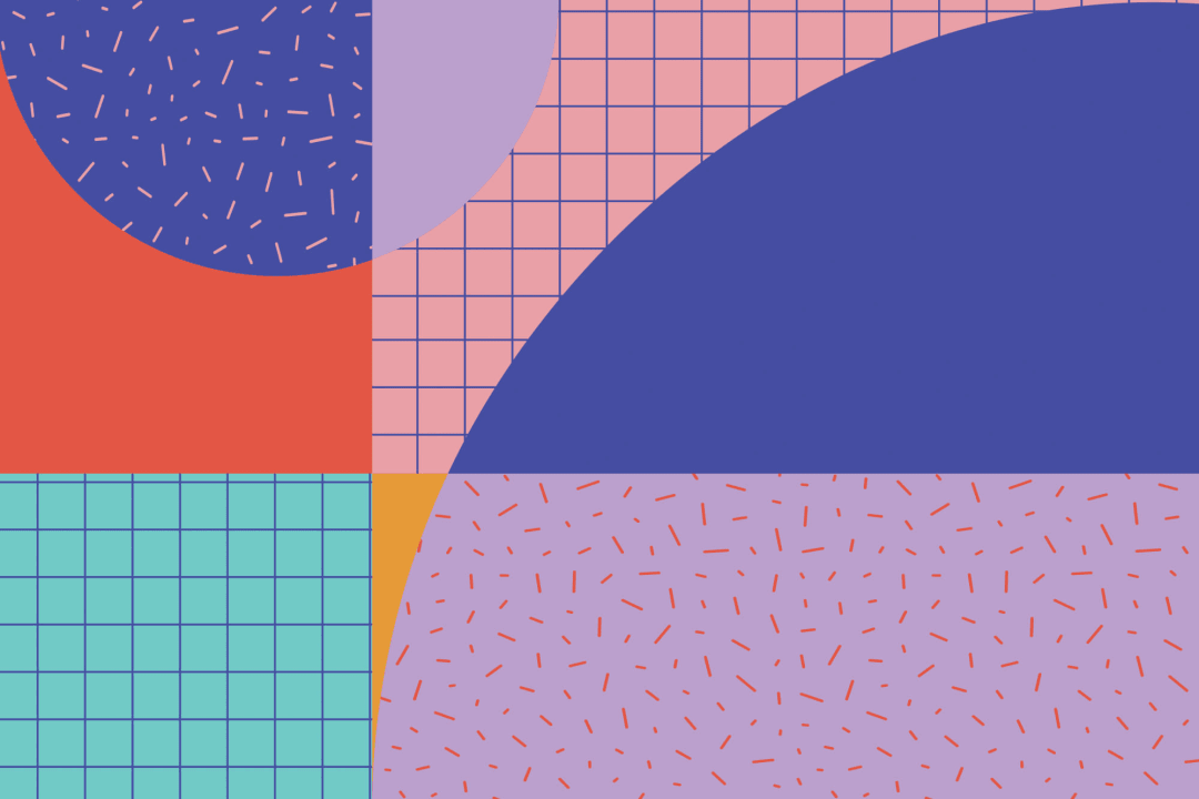 Memphis Style Multicolor Geometric Wallpaper Mural