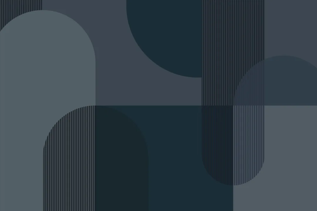 Navy Scandinavian Geometric Mural