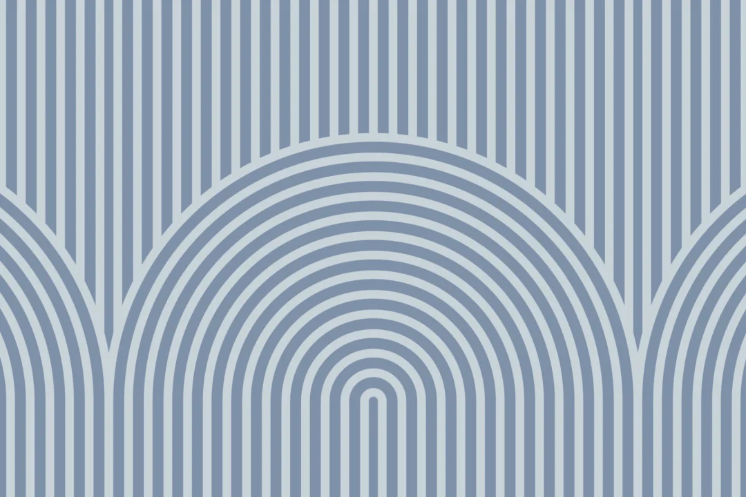 Papel Pintado Geométrico Circuito de Líneas Azules