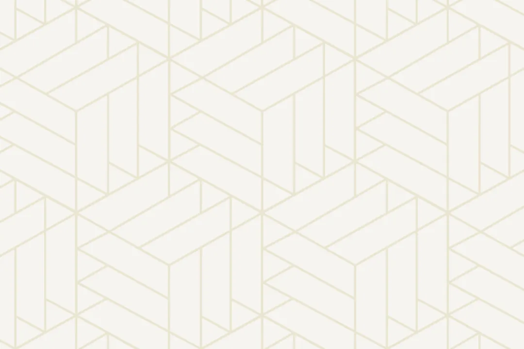 Nude Lined Cube Geometric Modern Repeat Pattern Wallpaper