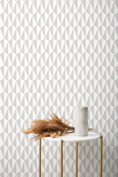 Scandinavian Geometric Print Repeat Pattern Wallpaper