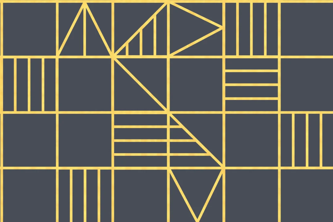 Grid Classic Triangles Wallpaper Mural