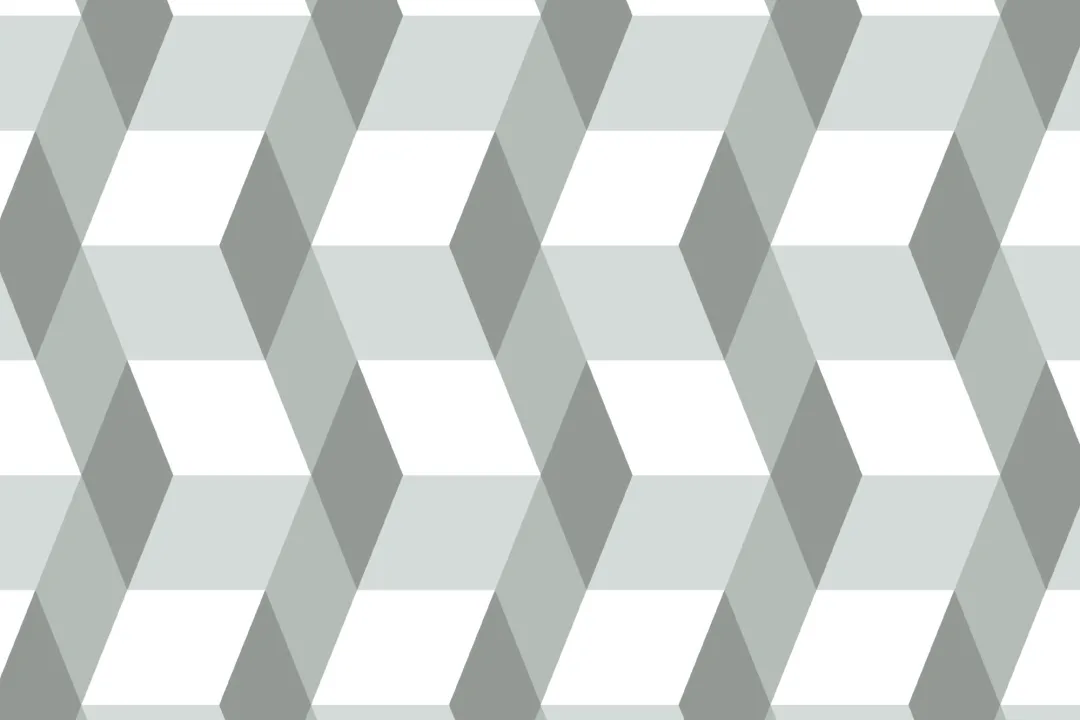 3D-effekt kube geometrisk tapet