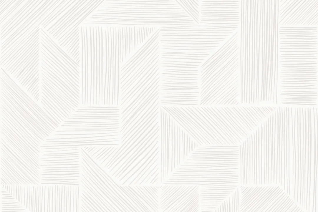 Taupe Geometric Lines Wallpaper Mural