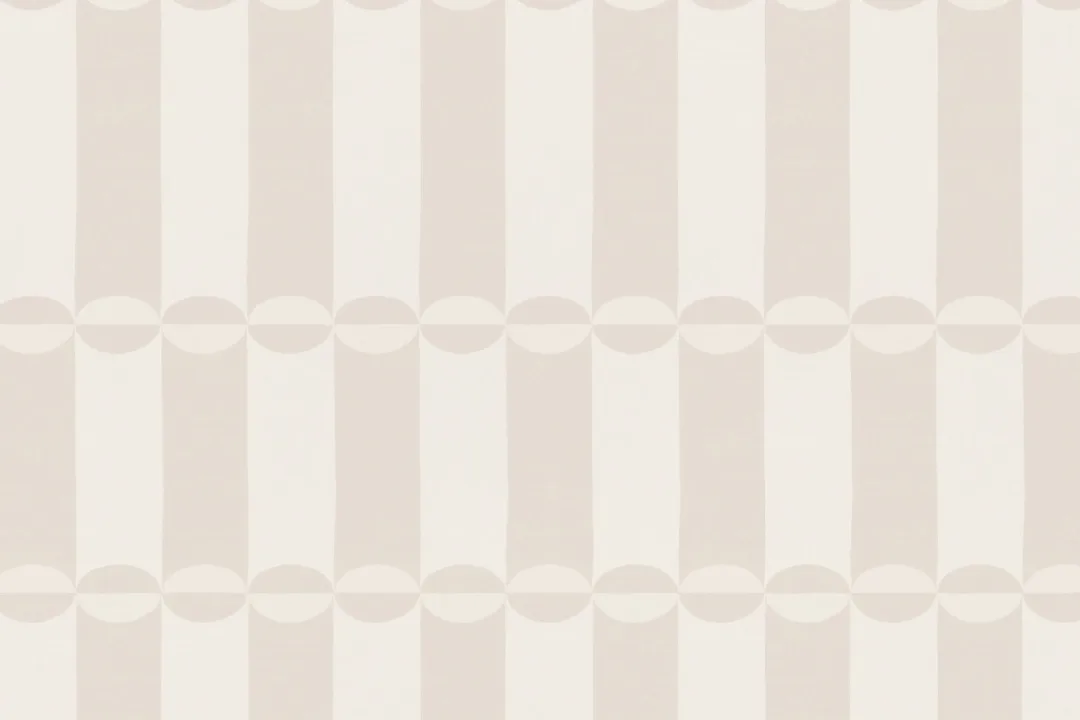 Tubular Beige Geometrisk Randig Samtida Mönster Mural-tapeter