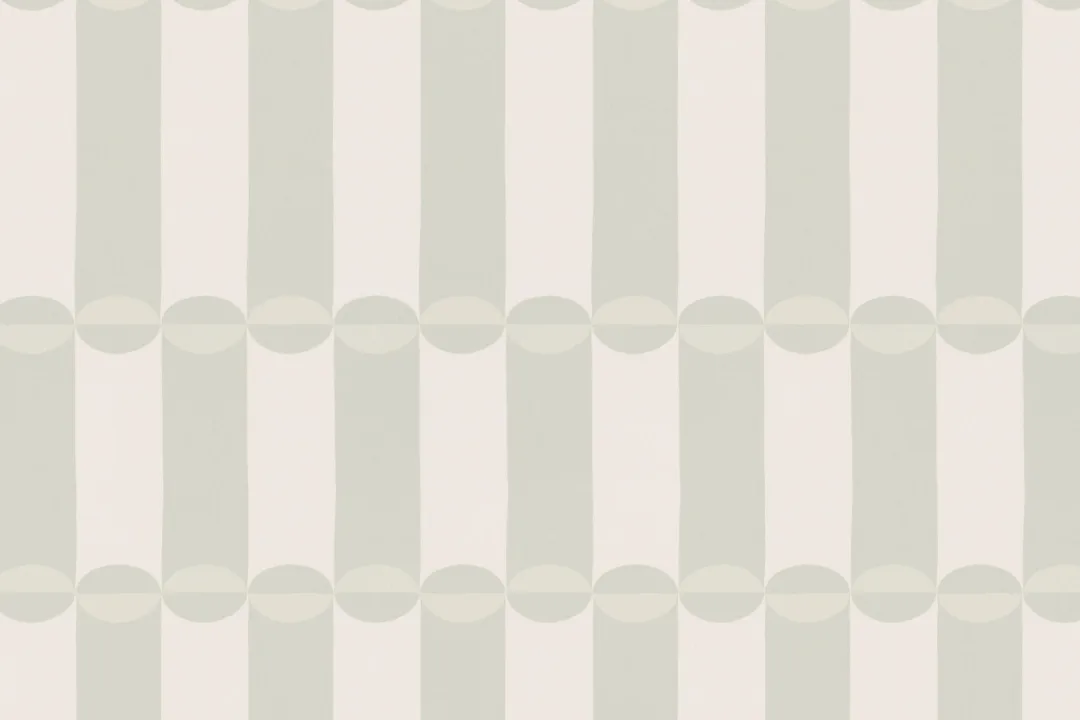 Tubular Sage Geometrisk randig samtida lugn mural-tapeter
