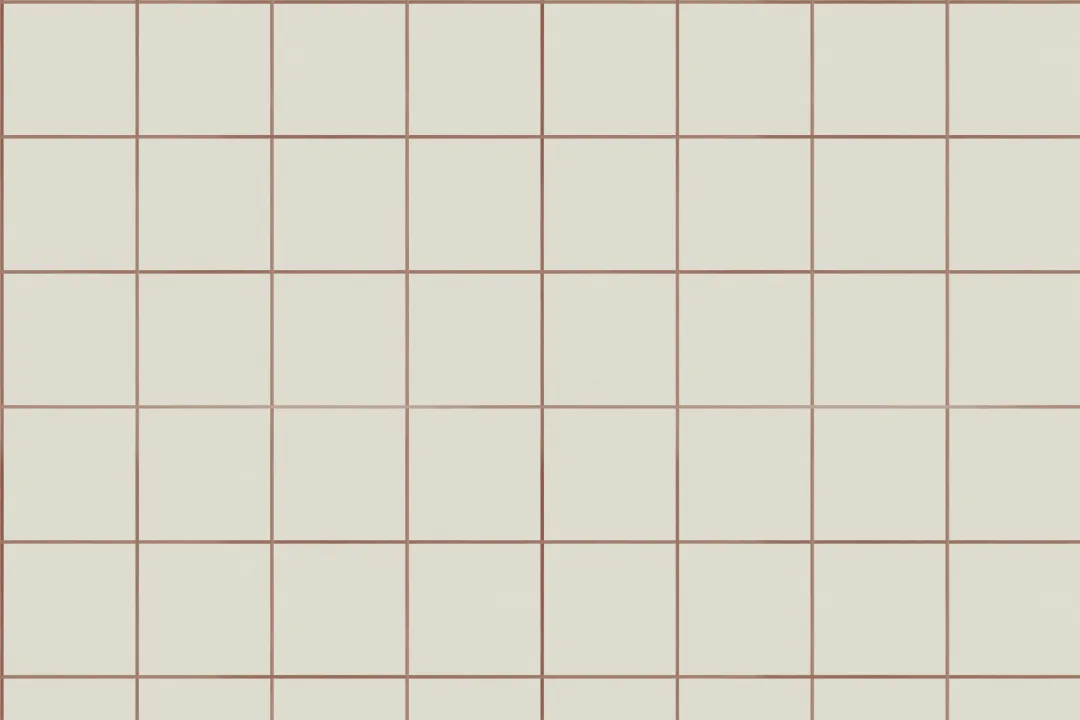 Terrakotta rutete geometrisk minimalistisk fototapet