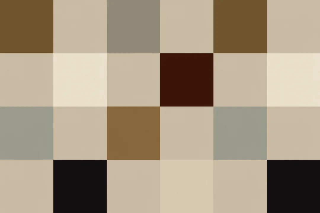 Motif à carreaux géométrique multicolore beige