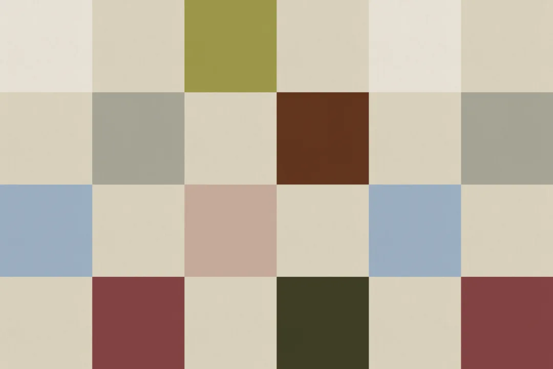 Flerfärgad retro geometrisk rutig modern mural-tapeter