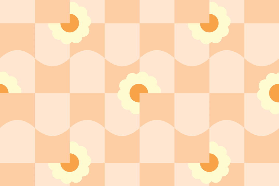 Elizabeth Olwen Petal Pop Peach Wallpaper