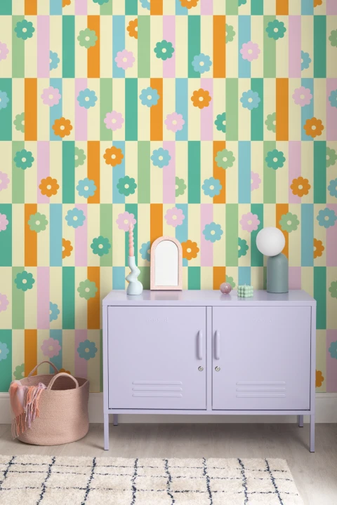 Elizabeth Olwen Flower Shift Multi Mural
