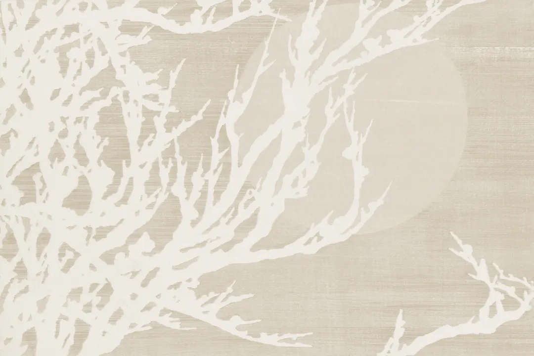 Neutral Japandi Elegant Yuugen Nature Wall Mural