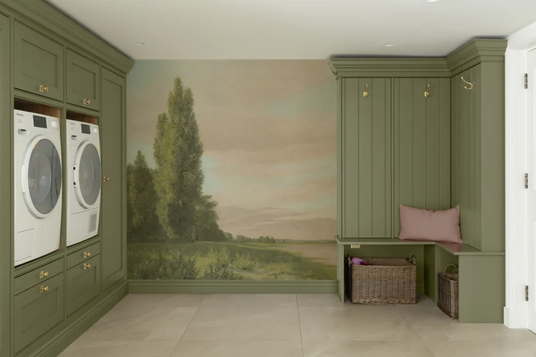 Mural de papel pintado Waters Edge Classic Vintage Landscape de Christen Købke